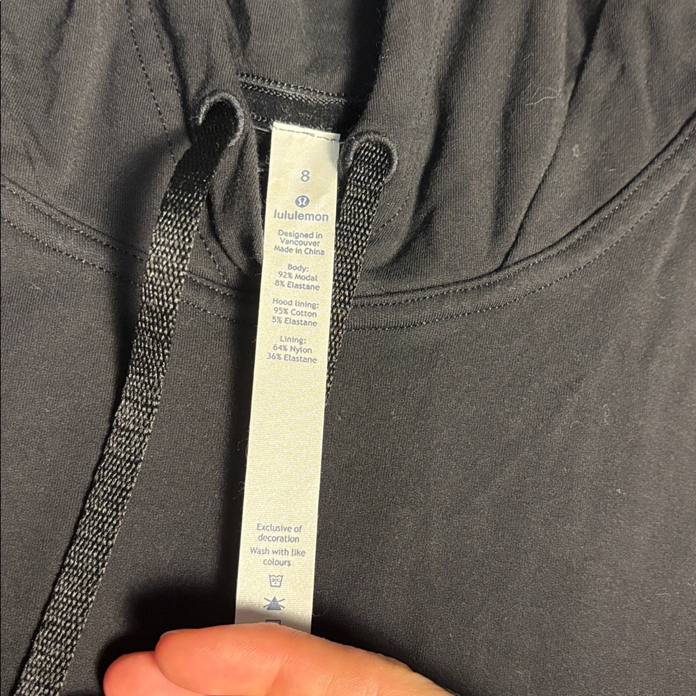Lululemon Twisted & Tucked Pullover Black W3AVHS - Picture 5 of 7